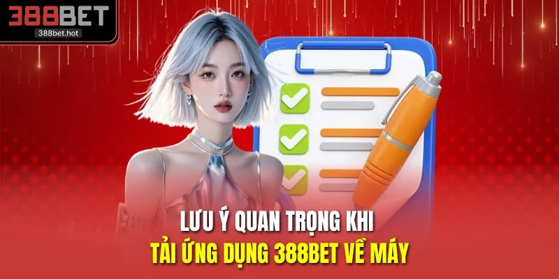 Lưu ý quan trọng khi tải ứng dụng 388BET về máy